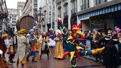 Pasacalles de Carnaval en Zaragoza (archivo)