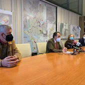 Instantes de la rueda de prensa Instantes de la rueda de prensa