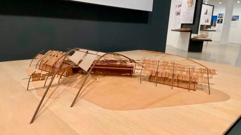 Maqueta incluida en la exposici&oacute;n de Carme Pin&oacute;s