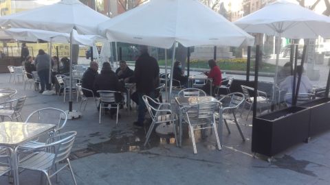 Una terraza en Ciudad Real