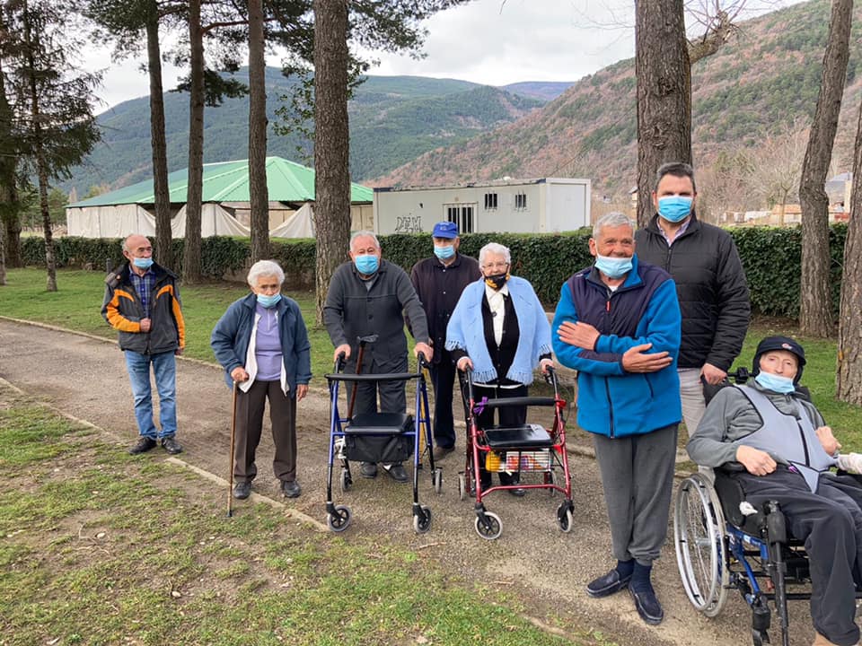 Usuarios de La Conchada recorren con sus pasos el Camino de Santiago Usuarios de La Conchada recorren con sus pasos el Camino de Santiago