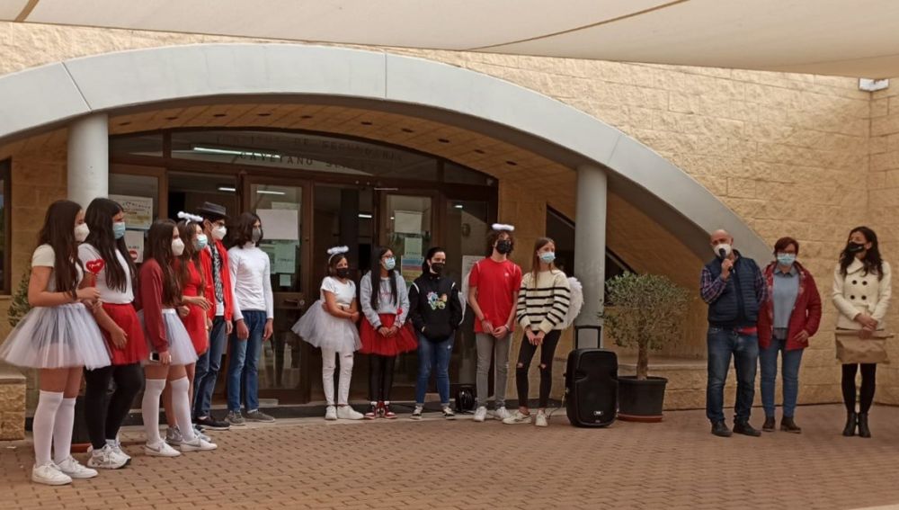 Alumnos del IES Cayetano Sempere de Elche que han participado en la iniciativa.