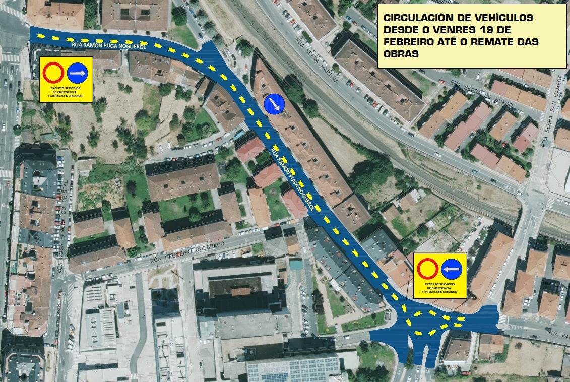 O Concello inicia obras de mellora do firme nos accesos ao Complexo Hospitalario O Concello inicia obras de mellora do firme nos accesos ao Complexo Hospitalario