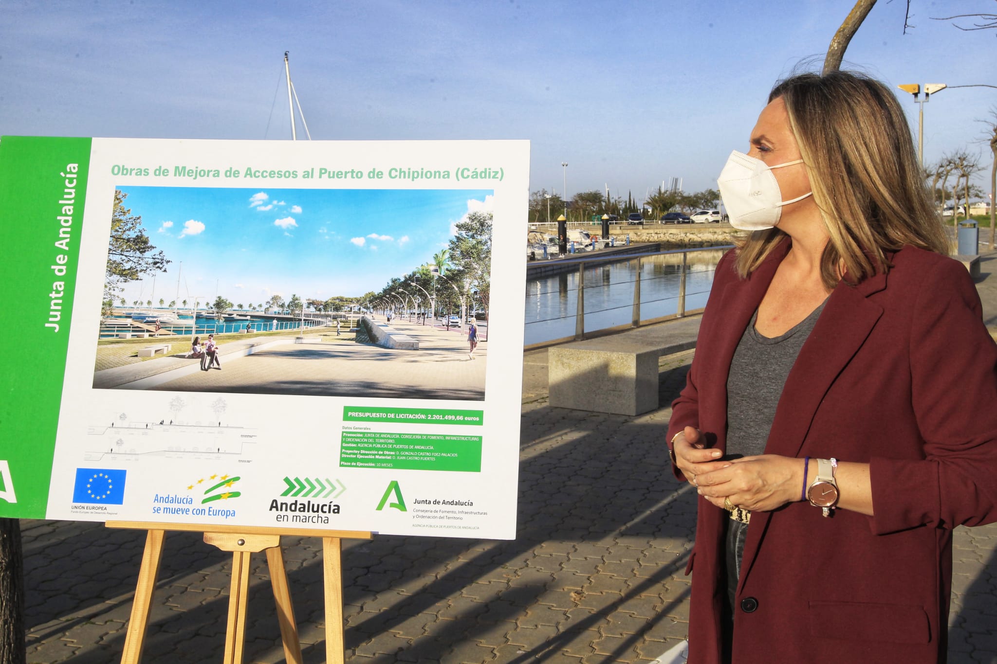 2,6 millones para la integración del Puerto de Chipiona 2,6 millones para la integración del Puerto de Chipiona