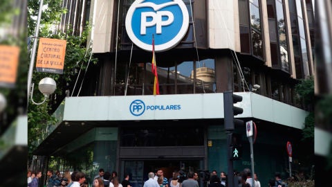 La sede nacional del PP en Génova