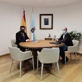 O alcalde reúnense co delegado territorial da Xunta para abordar algúns proxectos da cidada
