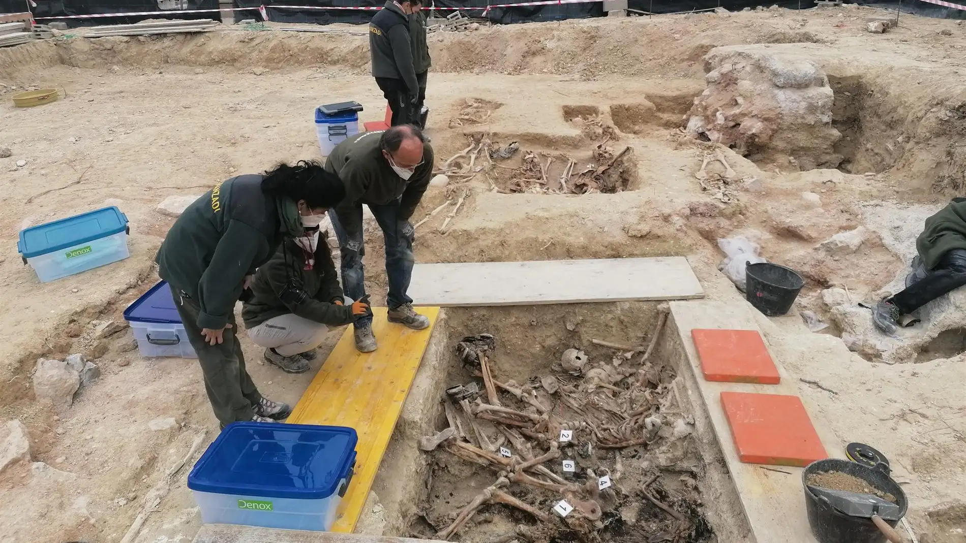 Hallan los restos de una veintena de víctimas de la Guerra Civil en la segunda fase de excavaciones en Porreres