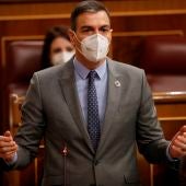 El presidente del Gobierno, Pedro Sánchez