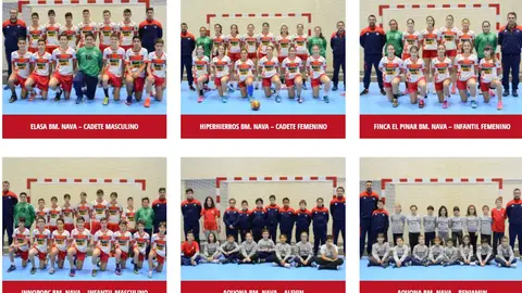 Grupos Balonmano Nava Segovia