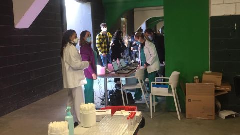 Test PCR en los Campos de El Sardinero