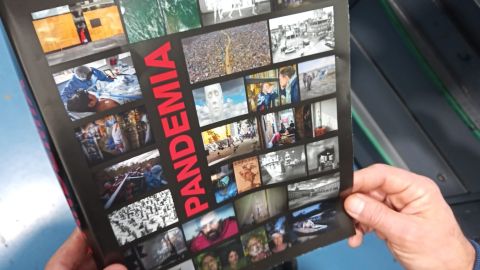 Portada del libro "Pandemia" Portada del libro "Pandemia"