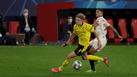 Haaland ante el Sevilla