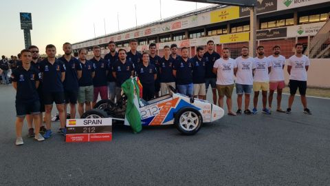 Equipo de F&oacute;rmula Gades en el Circuito de Montmel&oacute;