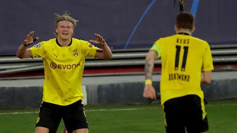 Haaland en el Sánchez Pizjuán Haaland en el Sánchez Pizjuán