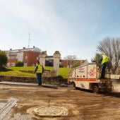 Trabajos de asfaltado en la Zona Sur