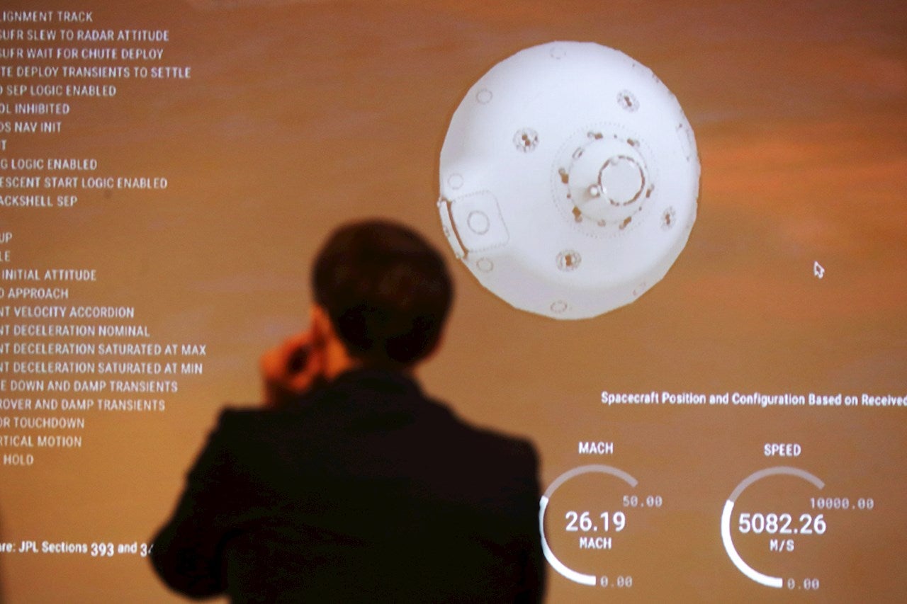 La llegada de Perseverance a Marte de forma exitosa La llegada de Perseverance a Marte de forma exitosa