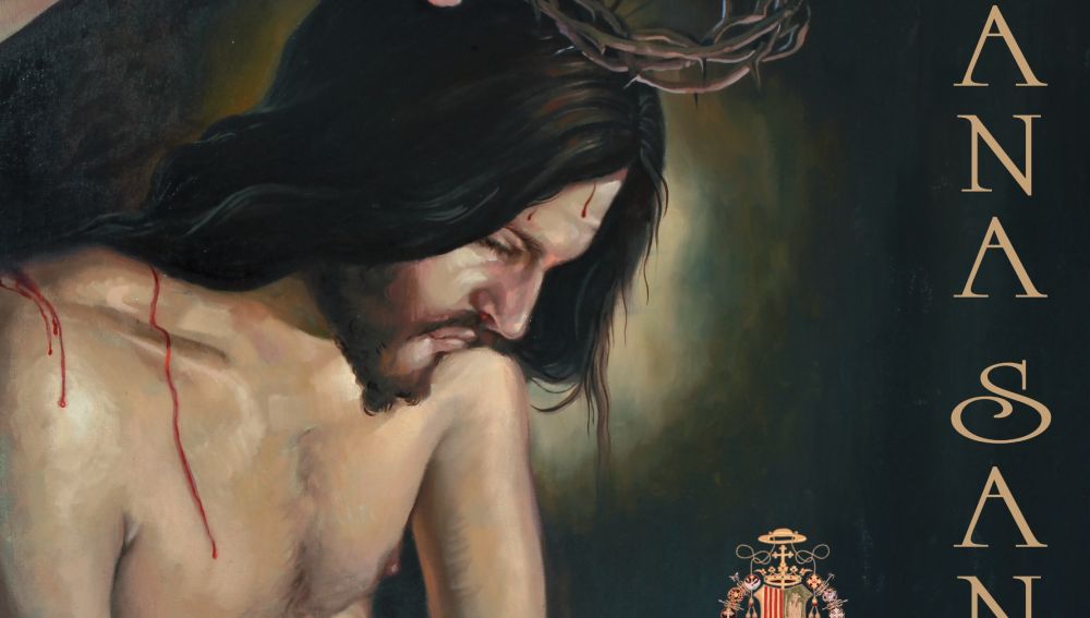 Este cartel nos presenta un Cristo Humano en actitud de total meditación, sin calles, sin adornos, con colores apagados y tonos poco luminosos Este cartel nos presenta un Cristo Humano en actitud de total meditación, sin calles, sin adornos, con colores apagados y tonos poco luminosos