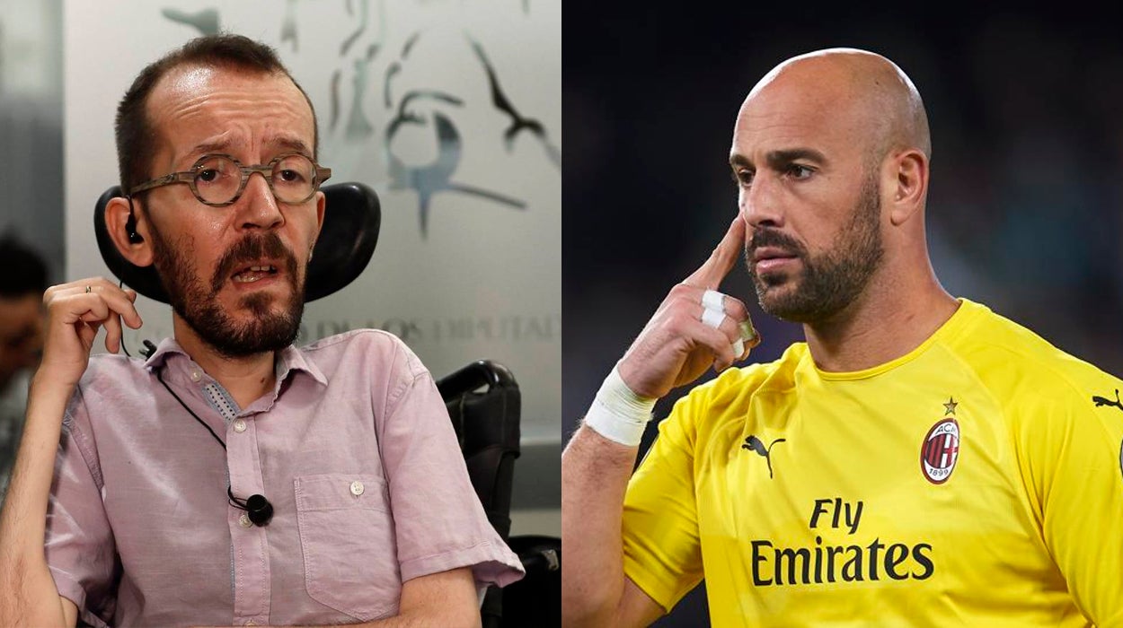 Pepe Reina explota contra Echenique por el apoyo a las protestas por Pablo Hasel: "No tenéis respeto ni vergüenza" Pepe Reina explota contra Echenique por el apoyo a las protestas por Pablo Hasel: "No tenéis respeto ni vergüenza"