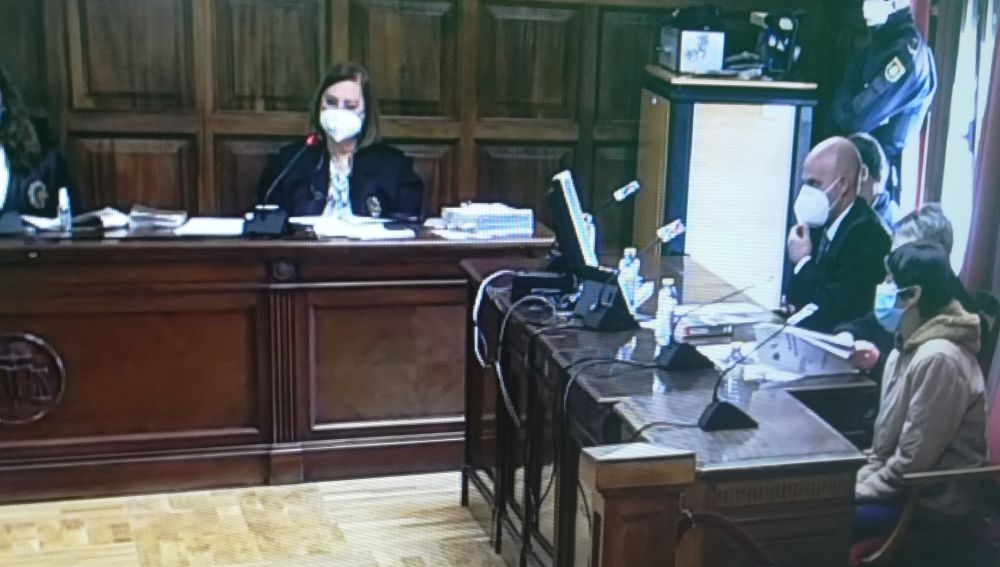 Los hermanos de Pozondón durante el juicio Los hermanos de Pozondón durante el juicio