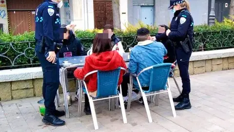 Control de terrazas por parte de la Policía Local de Ciudad Real Control de terrazas por parte de la Policía Local de Ciudad Real