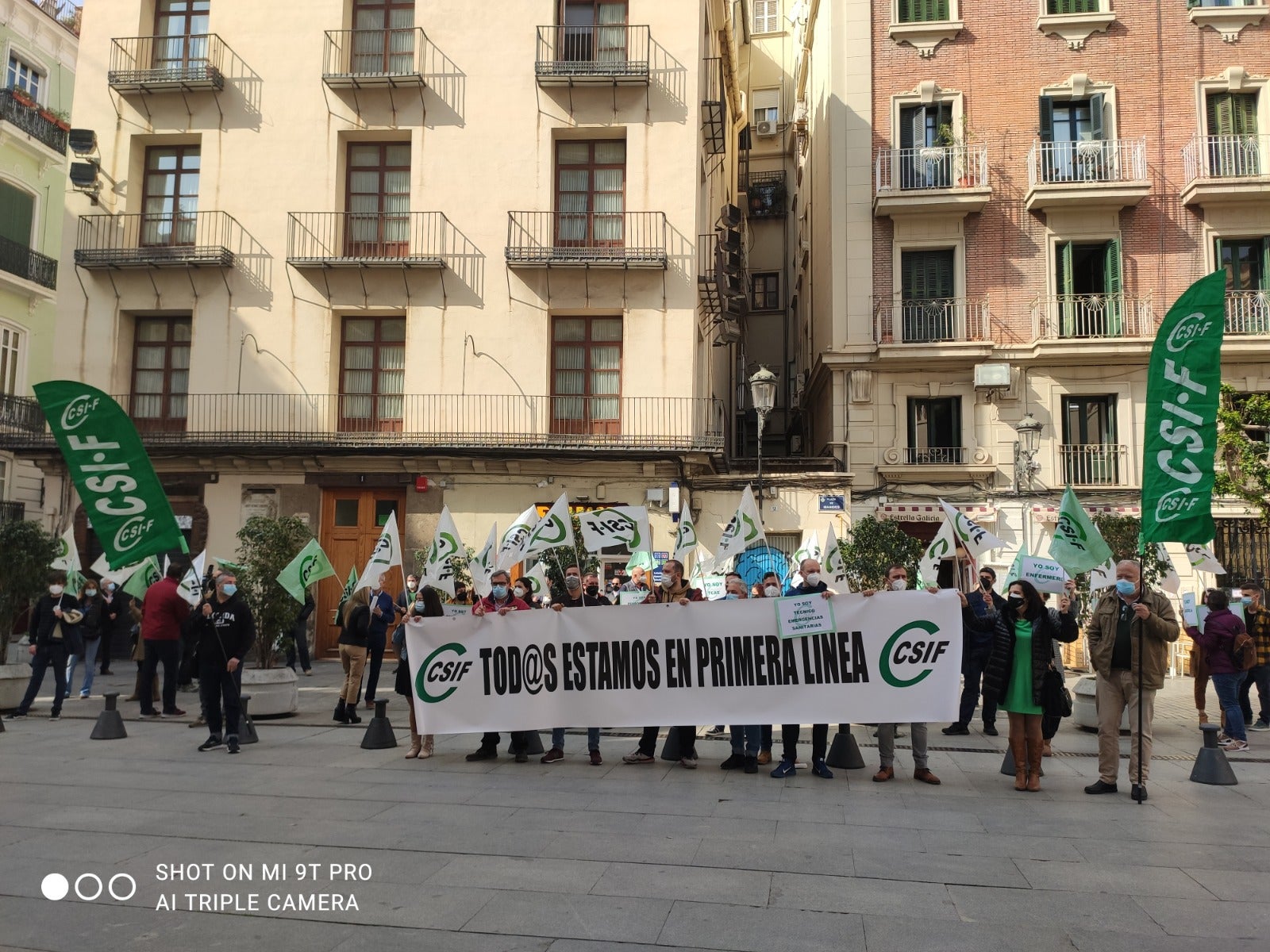 CSIF pide paga y vacuna para el personal de primera línea COVID de la privada CSIF pide paga y vacuna para el personal de primera línea COVID de la privada