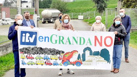 Ciudadanos visita la parcela de Granda elegida para la nueva ITV