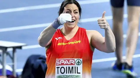 Belén Toimil Récord de España de Lanzamiento de peso
