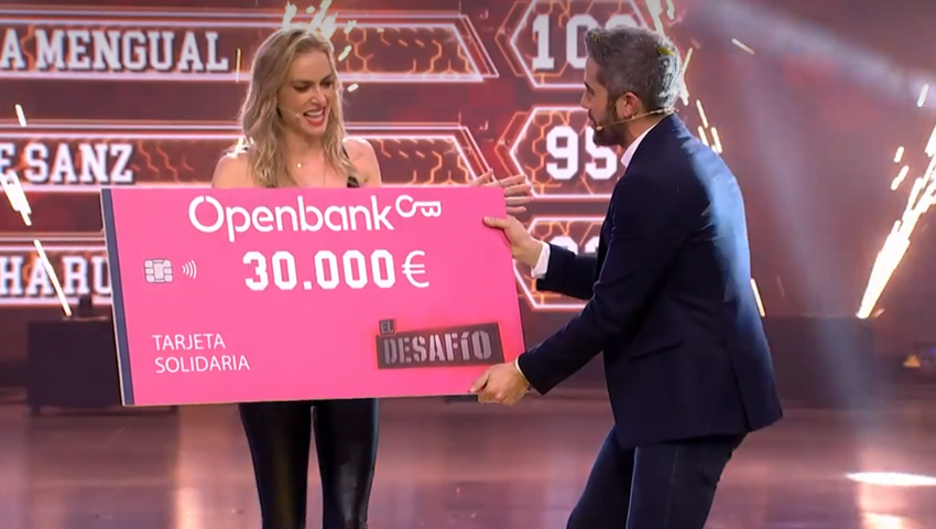 Kira Miró gana 'El Desafío' y dona el premio a la asociación Somos NUPA Kira Miró gana 'El Desafío' y dona el premio a la asociación Somos NUPA