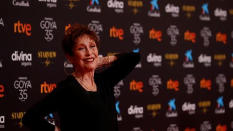 Veronica Forqu&eacute; a su llegada a la 35 edici&oacute;n de los Premios Goya en M&aacute;laga 