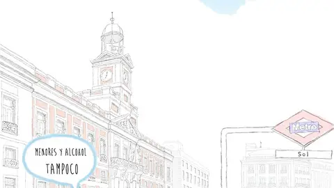 Cartel campaña "Alcohol y menores, yo no lo veo" Cartel campaña "Alcohol y menores, yo no lo veo"