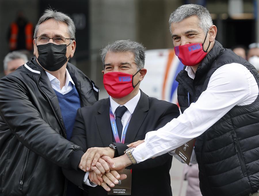 Joan Laporta gana las elecciones y será el nuevo presidente del FC Barcelona Joan Laporta gana las elecciones y será el nuevo presidente del FC Barcelona