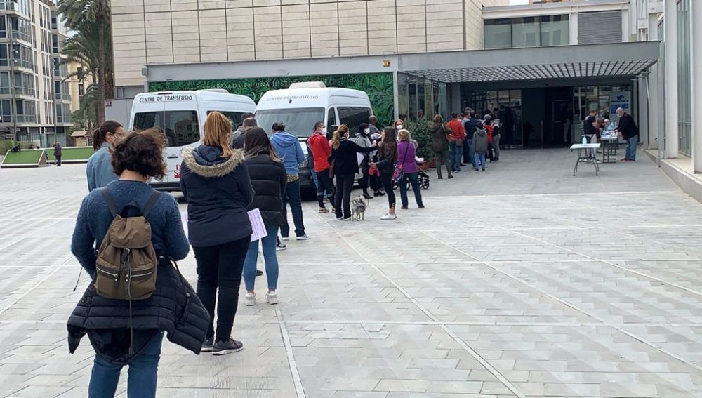 Maratón de donación de sangre de Elche.