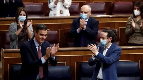 Pedro Sánchez y Pablo Iglesias Pedro Sánchez y Pablo Iglesias