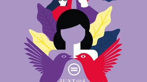 Cartel anunciador del 8M del Gobierno de Cantabria El Día Internacional de la Mujer centrado en la corresponsabilidad