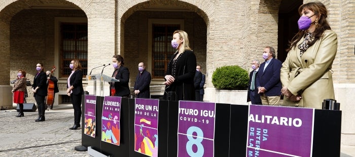 Aragón celebra el 8M con medidas de seguridad para reclamar igualdad real Aragón celebra el 8M con medidas de seguridad para reclamar igualdad real