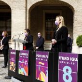 Aragón celebra el 8M con medidas de seguridad para reclamar igualdad real