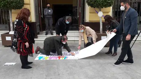José María Román, durante el acto José María Román, durante el acto