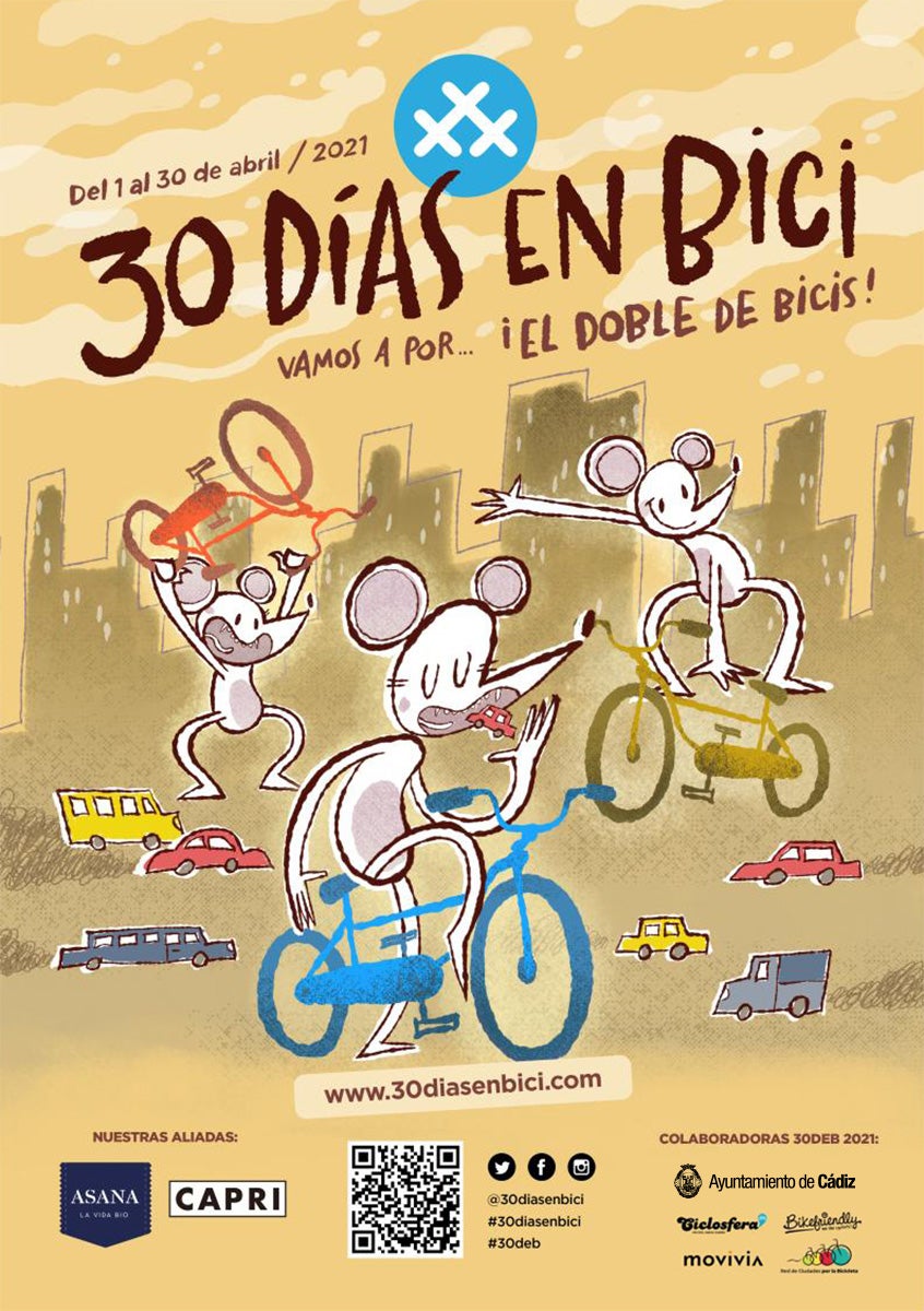 Cádiz se adhiere al compromiso ‘#30DiasEnBici’ Cádiz se adhiere al compromiso ‘#30DiasEnBici’