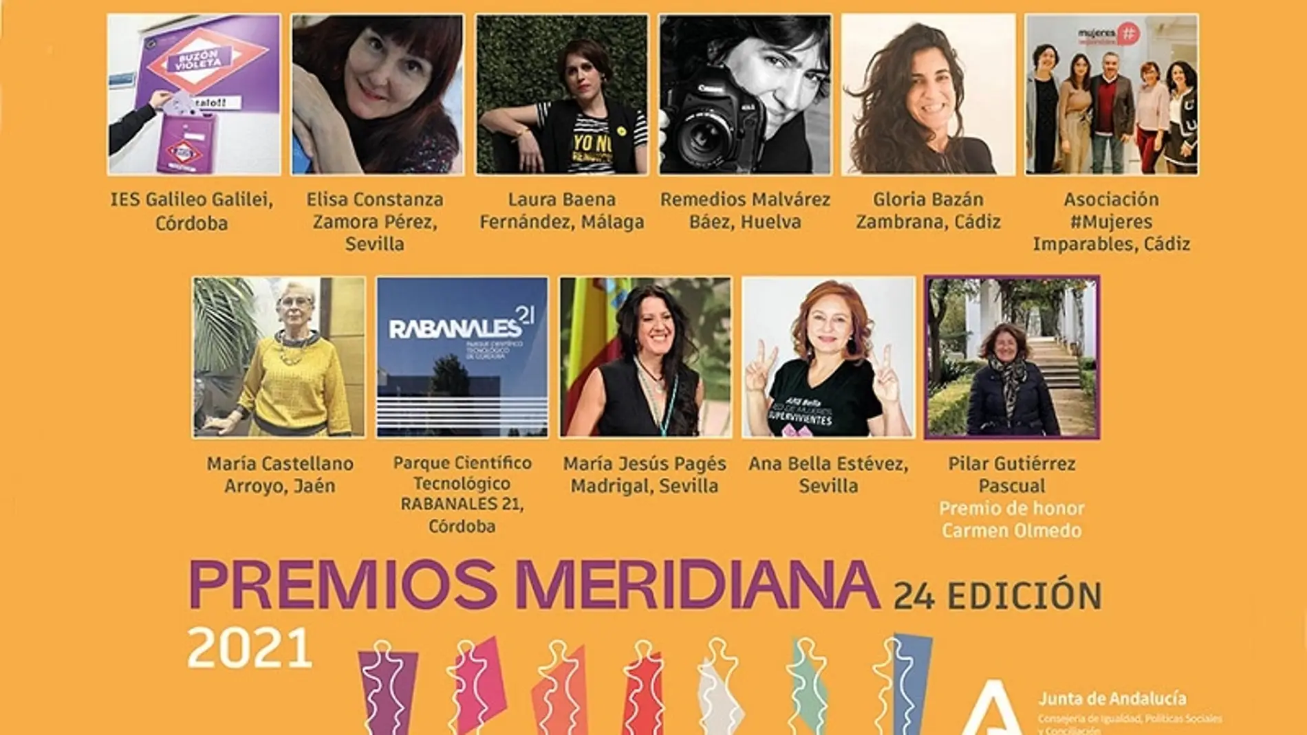 En directo: ceremonia de entrega de los premios Meridiana 2021 que otorga el Instituto Andaluz de la Mujer