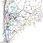 Plano de la mejora de los accesos a La Atalaya Plano de la mejora de los accesos a La Atalaya