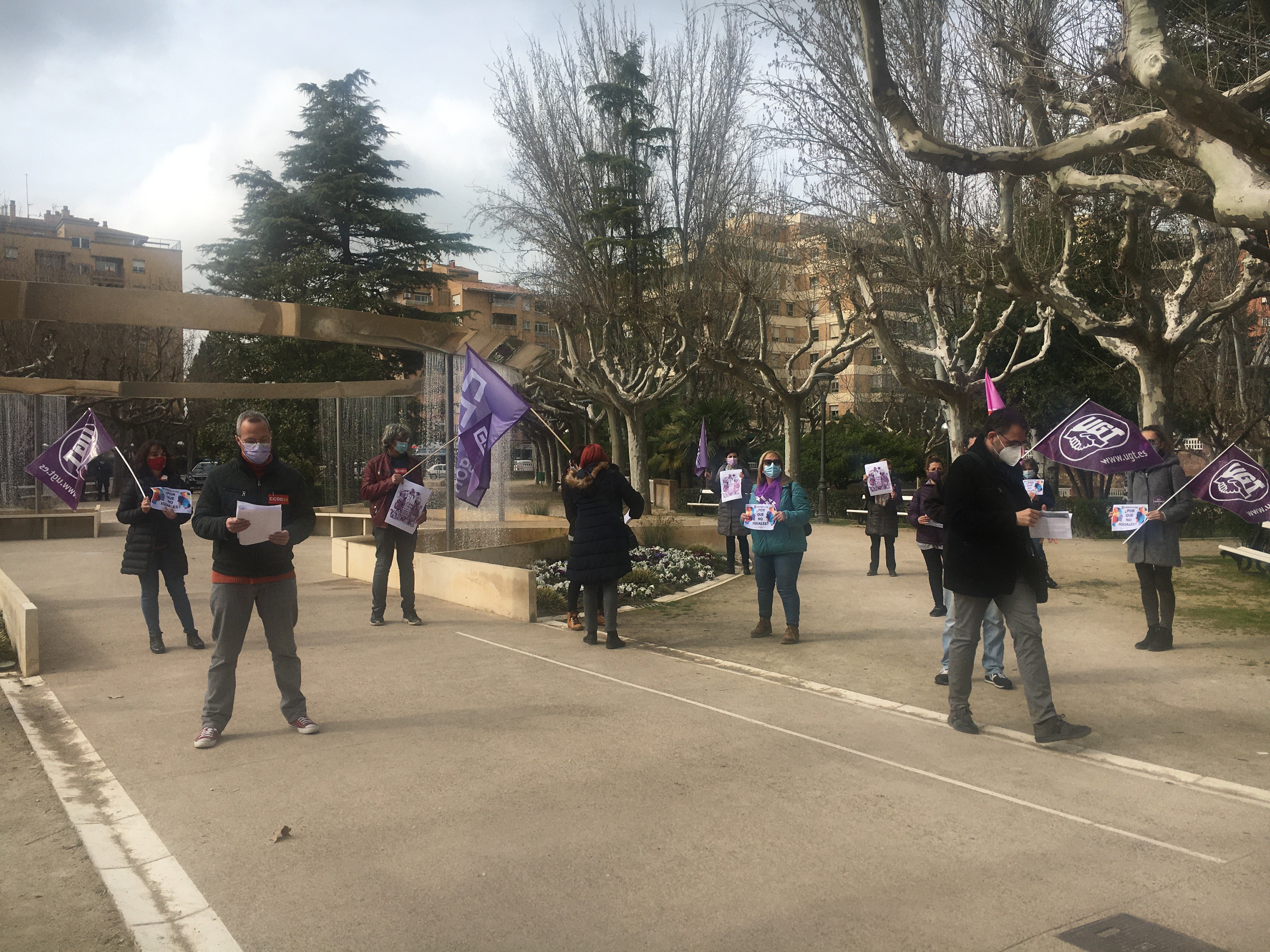 Los actos del 8-M se adaptan a las limitaciones de la pandemia Los actos del 8-M se adaptan a las limitaciones de la pandemia
