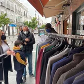 Tiendas en la calle en Sanlúcar Tiendas en la calle en Sanlúcar