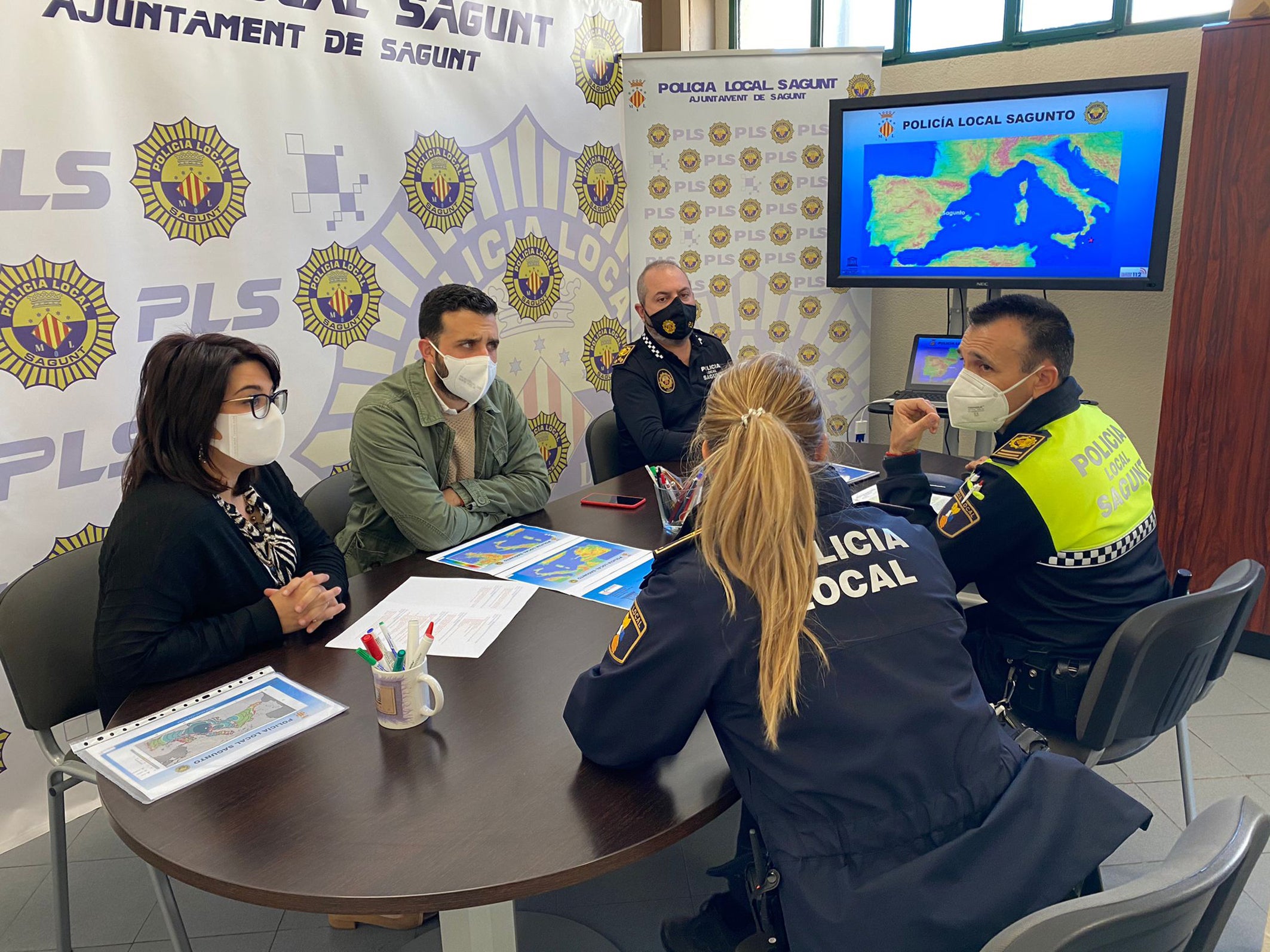 La Policía Local de Sagunto participa en el primer simulacro de tsunami que afecta al Mediterráneo central La Policía Local de Sagunto participa en el primer simulacro de tsunami que afecta al Mediterráneo central