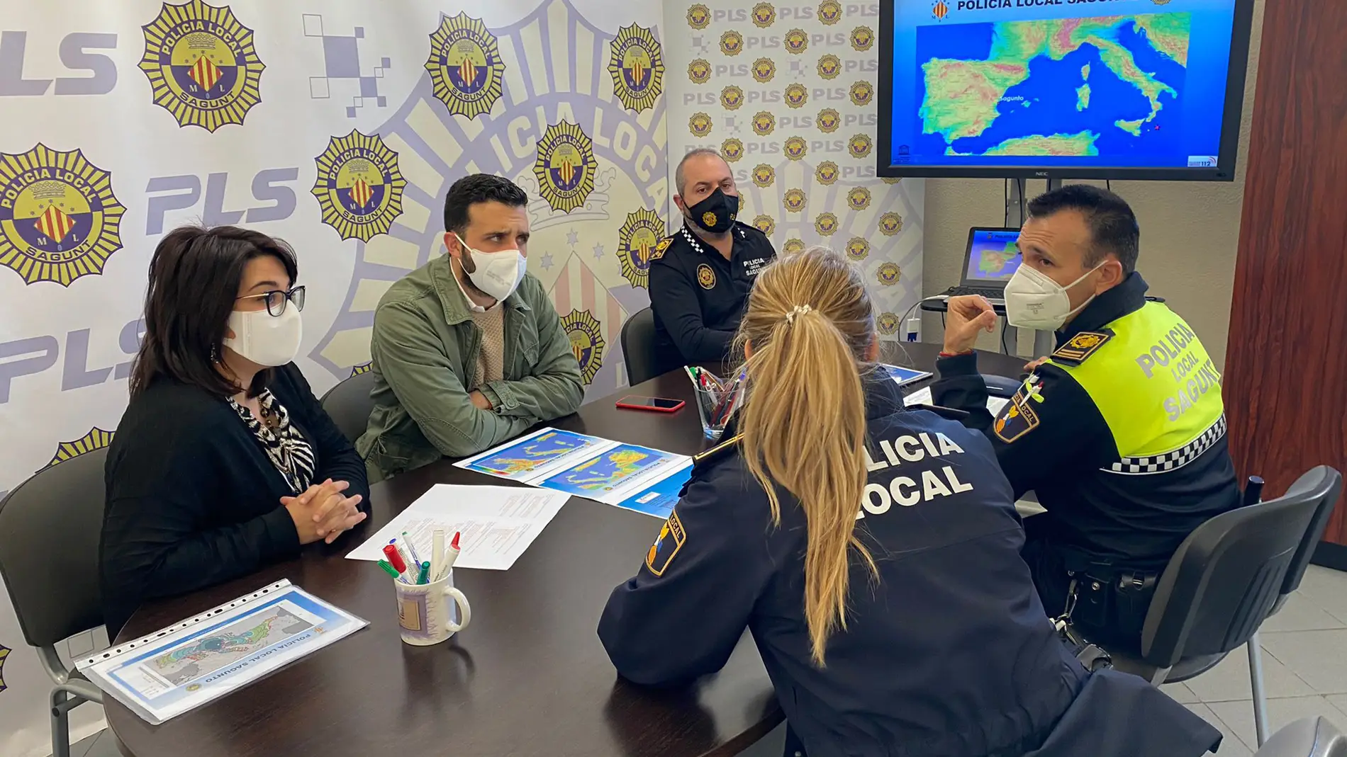 La Policía Local de Sagunto participa en el primer simulacro de tsunami que afecta al Mediterráneo central