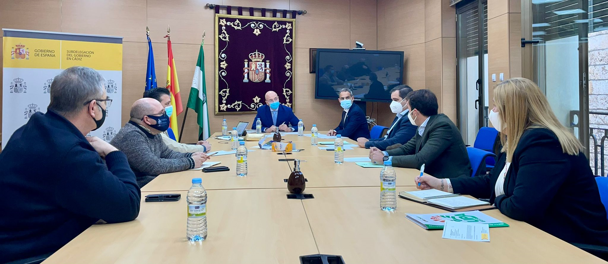 Reunión en Subdelegación para explicar la PAC al sector agrícola Reunión en Subdelegación para explicar la PAC al sector agrícola