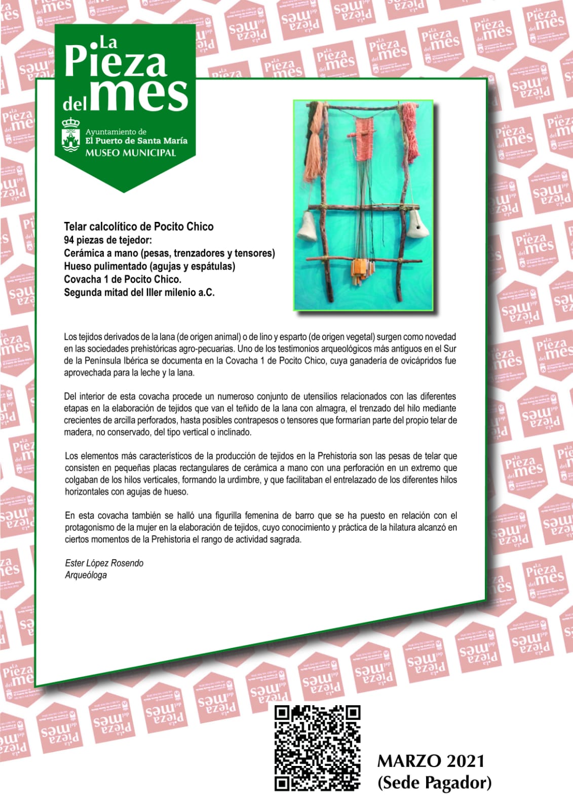 Los telares de 'Pocito Chico', los protagonistas del mes del Museo de El Puerto Los telares de 'Pocito Chico', los protagonistas del mes del Museo de El Puerto