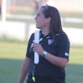 Jenny Benitez, entrenadora del Sporting de Huelva