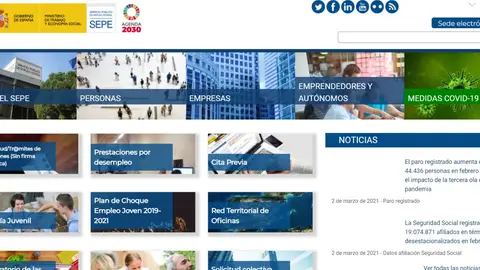 El SEPE sufre un ataque informático que paraliza sus servicios El SEPE sufre un ataque informático que paraliza sus servicios