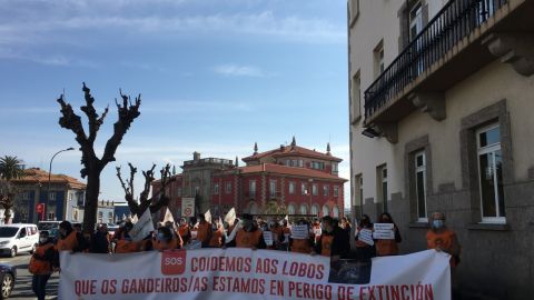 Concentración ante la Delegación del Gobierno