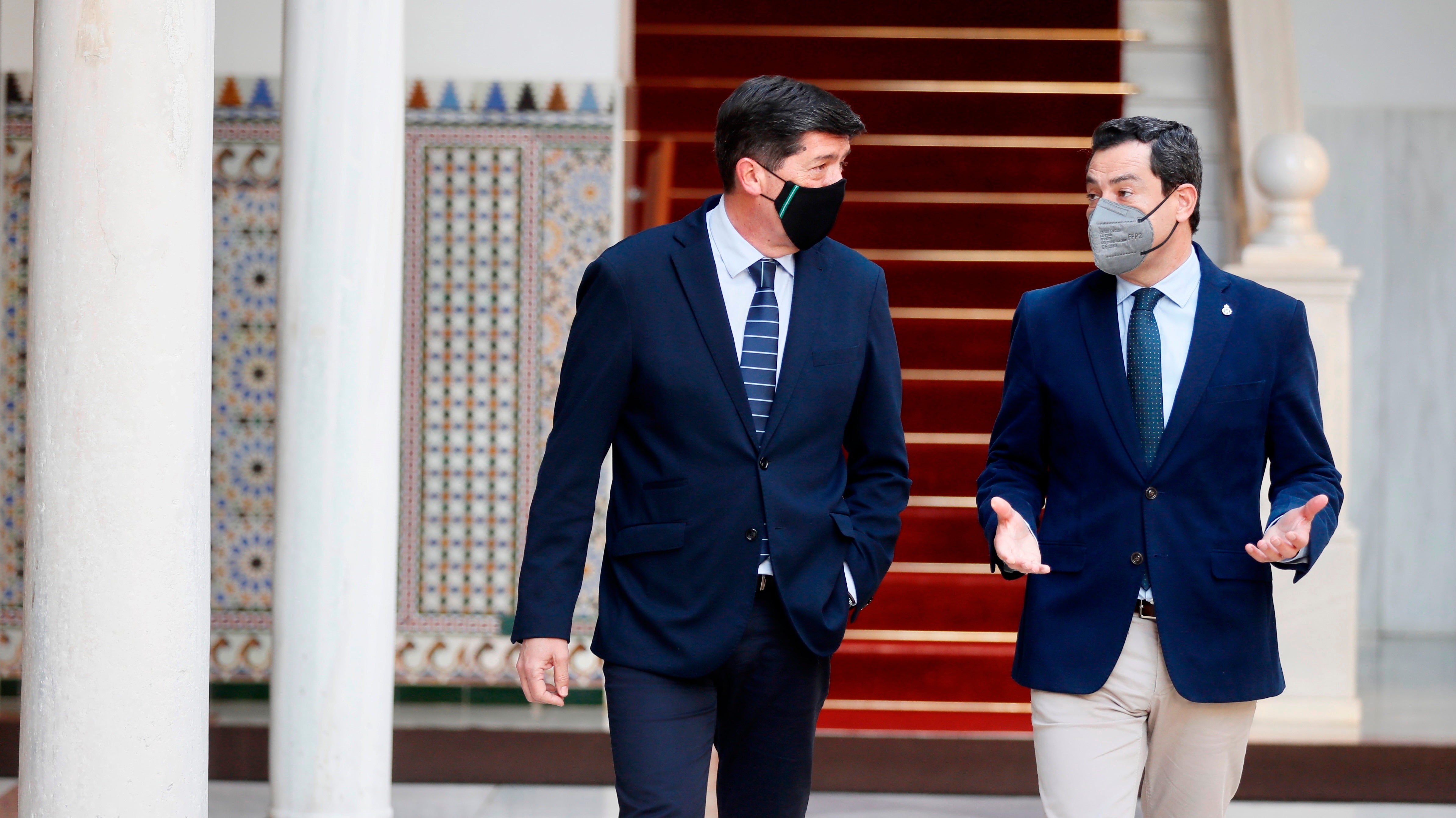 Juan Marín descarta elecciones anticipadas en Andalucía: "No tengo ninguna duda de que la legislatura se va a agotar" Juan Marín descarta elecciones anticipadas en Andalucía: "No tengo ninguna duda de que la legislatura se va a agotar"